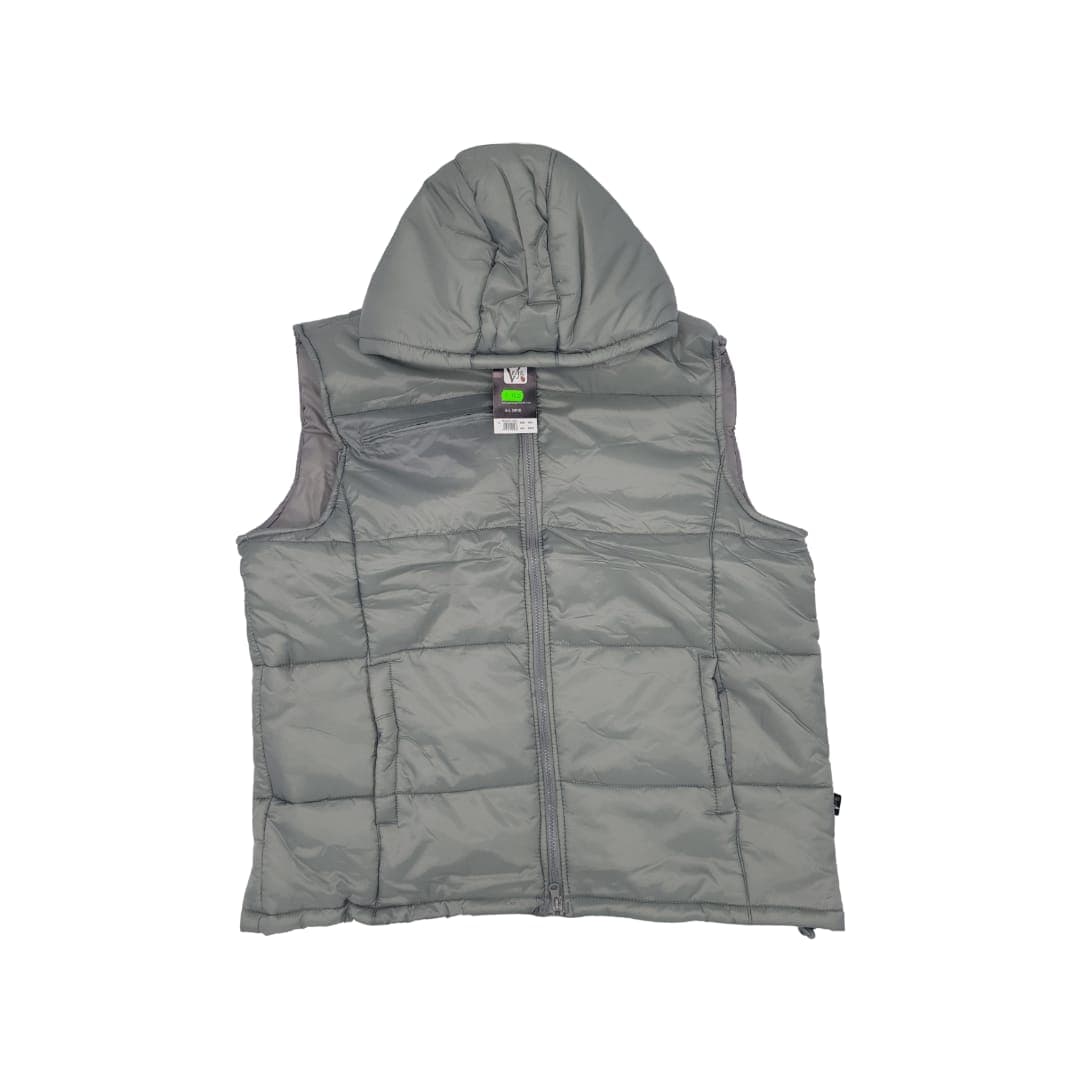 GILET IN NYLON CON CAPPUCCIO COLORI BLU E GRIGIO MODELLO SIRIO VEGA XXL - 4