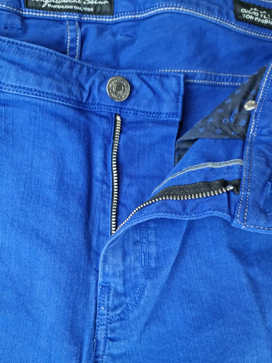 Pantalone uomo PT 05 - Cinque tasche Blu elettrico Made in Italy in Pantaloni Couture - Sestu, commercioVirtuoso.it
