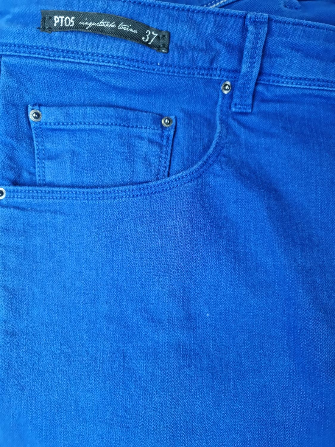 Pantalone uomo PT 05 - Cinque tasche Blu elettrico Made in Italy in Pantaloni Couture - Sestu, commercioVirtuoso.it