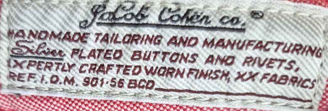 Pantalone uomo Jacob Cohen - PW688 Cotone Aragosta Made in Italy in Pantaloni Couture - Sestu, commercioVirtuoso.it