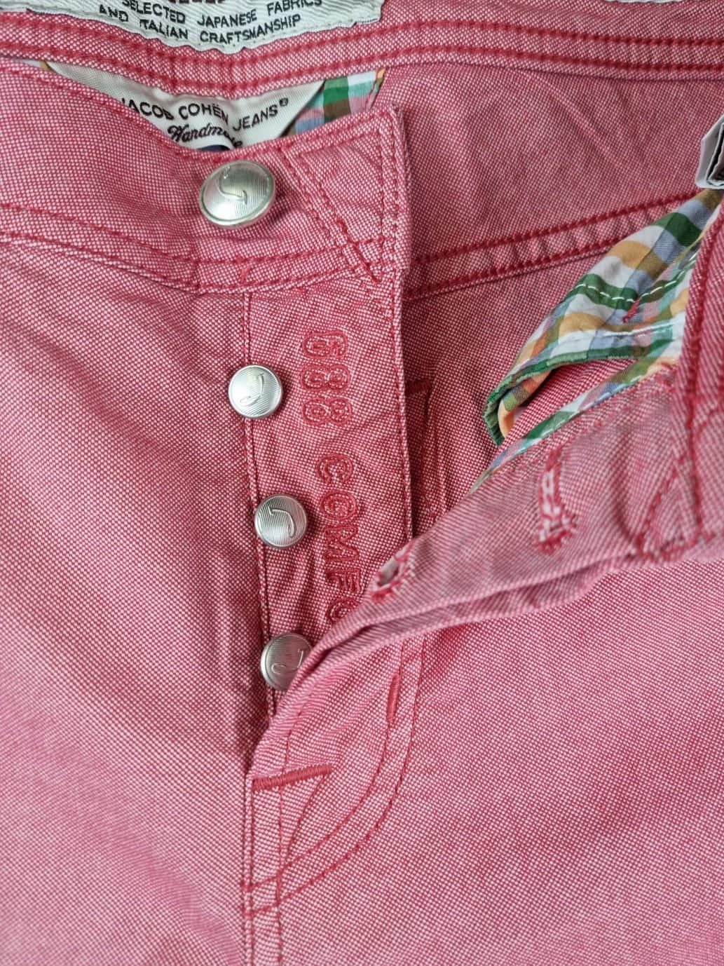 Pantalone uomo Jacob Cohen - PW688 Cotone Aragosta Made in Italy in Pantaloni Couture - Sestu, commercioVirtuoso.it