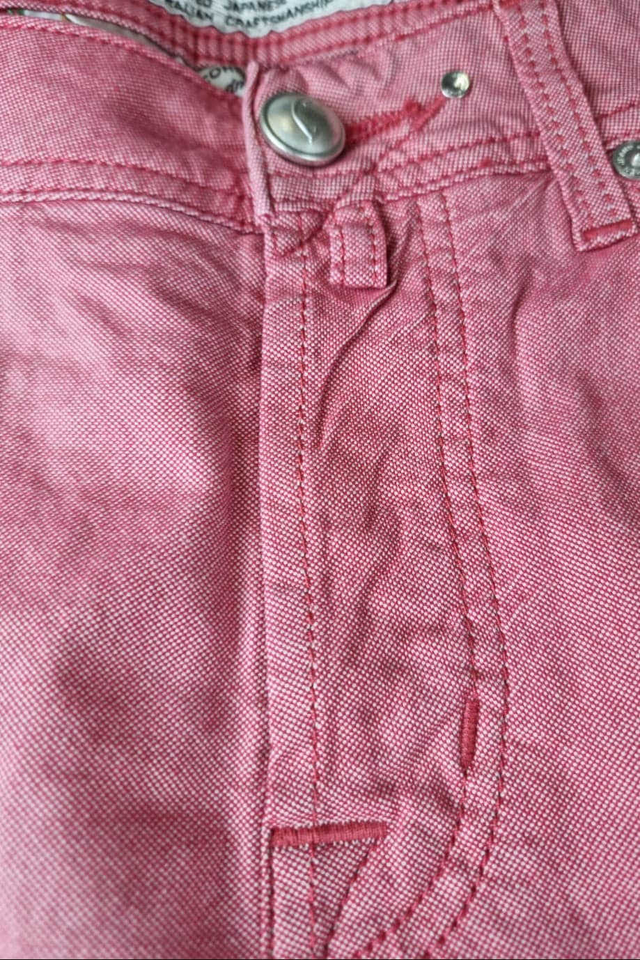 Pantalone uomo Jacob Cohen - PW688 Cotone Aragosta Made in Italy in Pantaloni Couture - Sestu, commercioVirtuoso.it