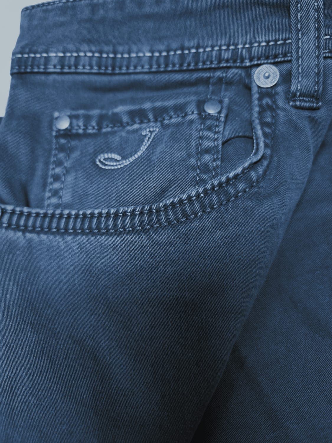 Pantalone uomo Jacob Cohen - PW622 Vintage Cotone Blu scuro Made in Italy in Pantaloni Couture - Sestu, commercioVirtuoso.it