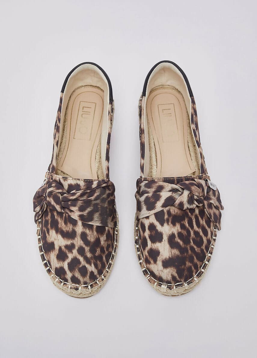 Liujo Donna Espadrillas animalier con fiocco in Espadrillas basse Cantali Calzature - Randazzo, commercioVirtuoso.it
