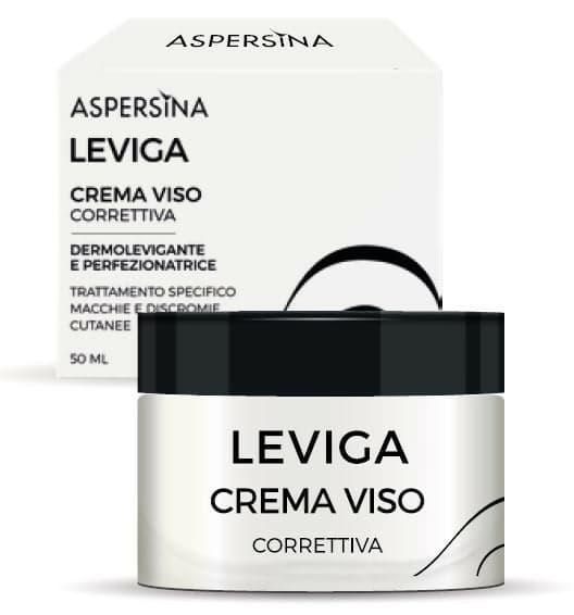 Aspersina leviga crema viso crema alla bava di lumaca correttiva dermolevigante e perfezionante 50 ml trattamento macchie e discromie cutanee