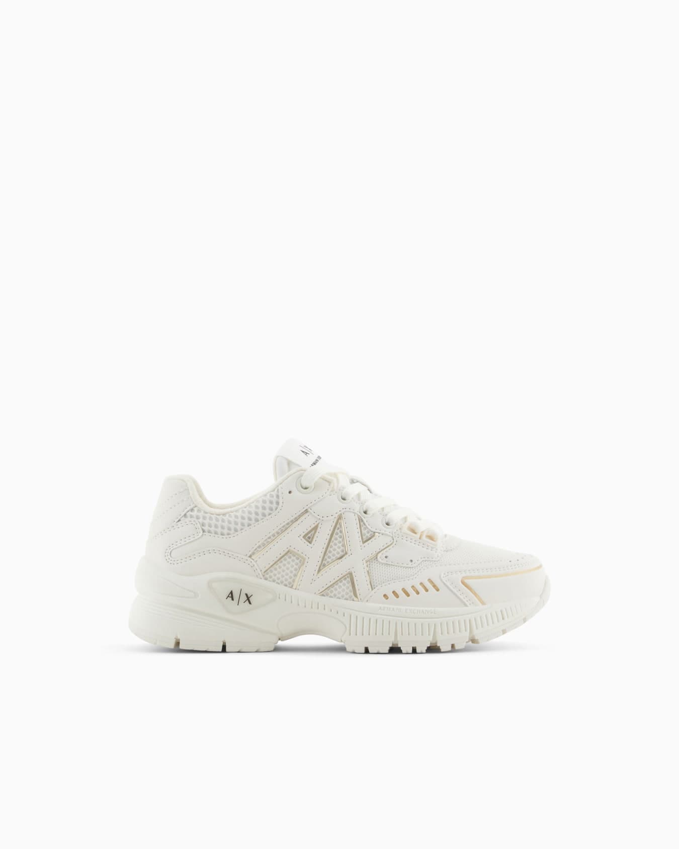 ARMANI EXCHANGE SNEAKERS art.XW002153 white oro - 8