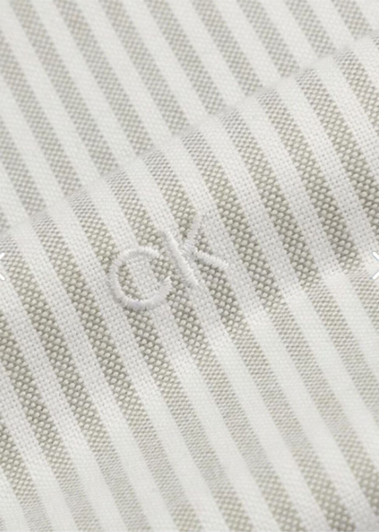 calvin klein CAMICIA WASHED OXFORD STRIPE SLIM da uomo in Camicie casual Drestige - Casamassima, commercioVirtuoso.it
