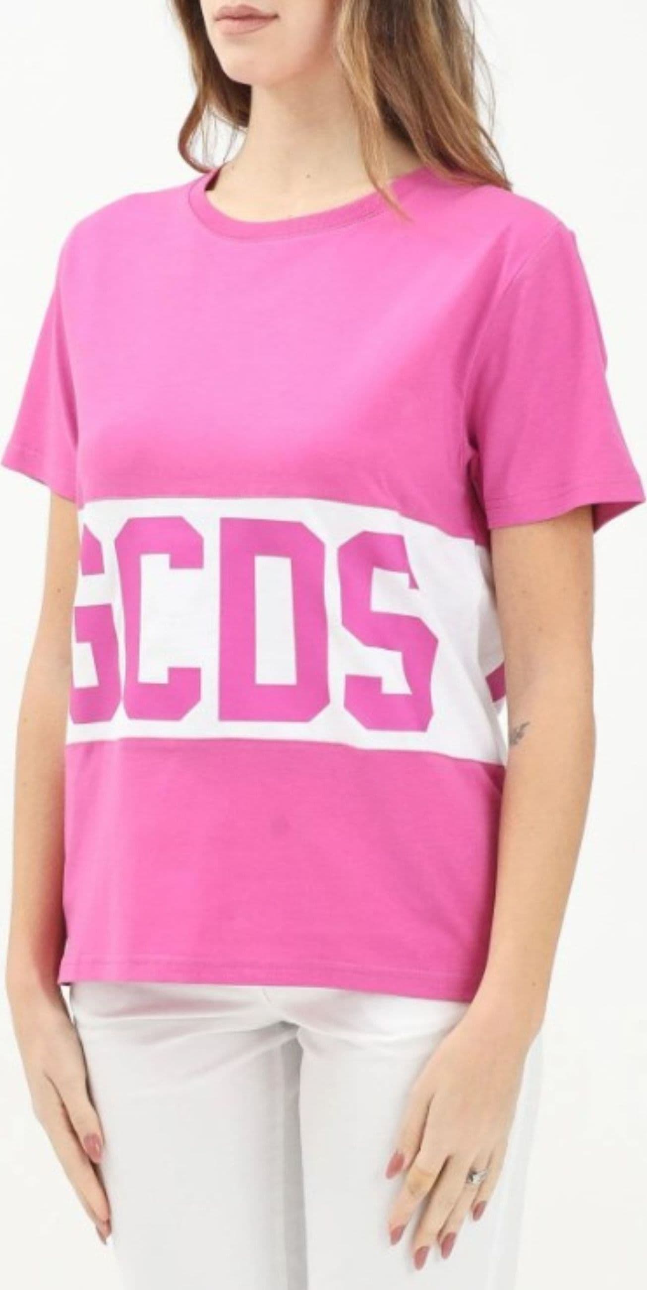 GCDS T-SHIRT BAND LOGO REGULAR T-SHIRT da donna in T-shirt Drestige - Casamassima, commercioVirtuoso.it