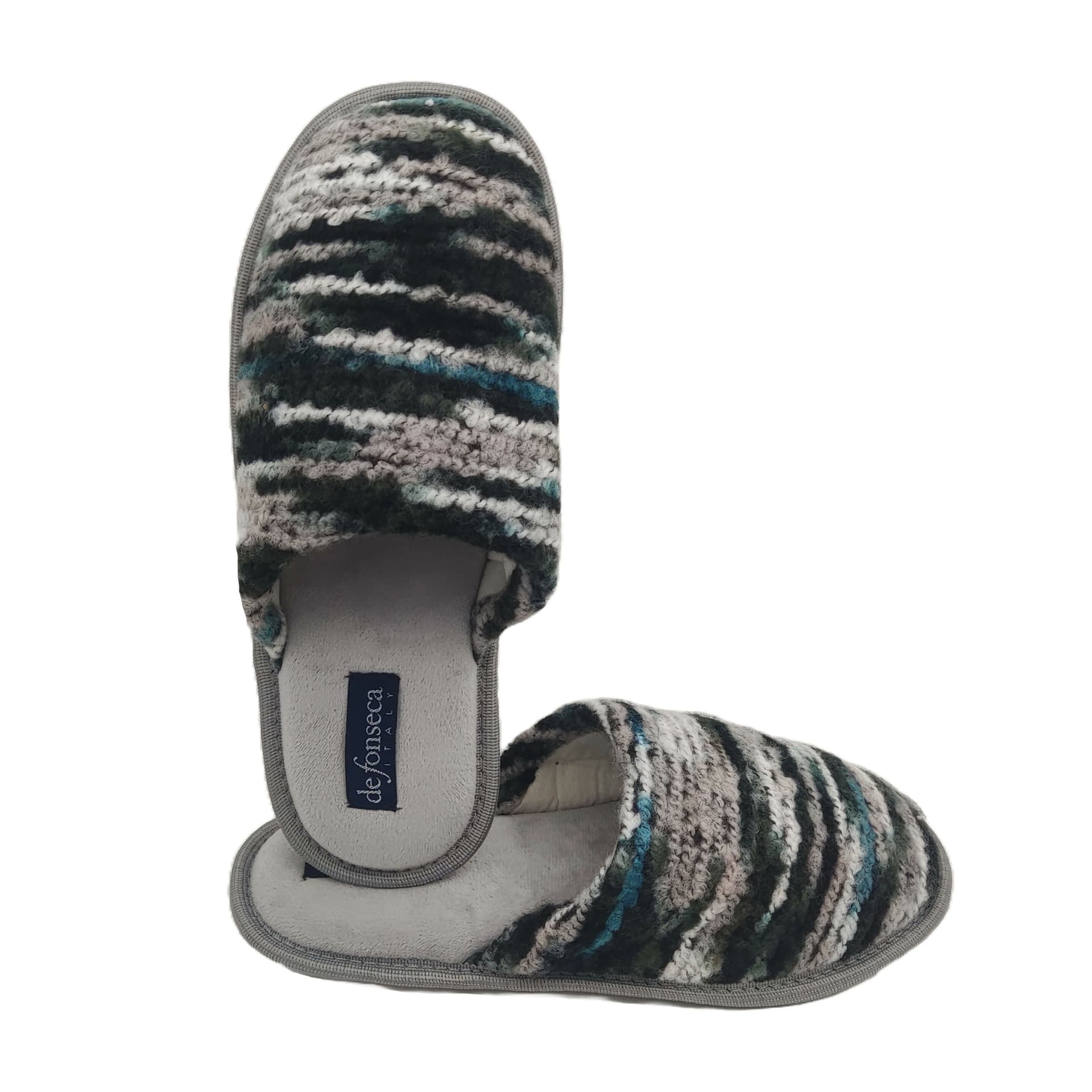 de fonseca Folk Meravigliose Ciabatte Artistiche da Donna, Pantofole Invernali in Cotone di Prima Scelta, Slippers Comode e Lavabili per Casa, Ultima Moda qualità in Ciabatte moda Primo Calzature - Venezia, commercioVirtuoso.it