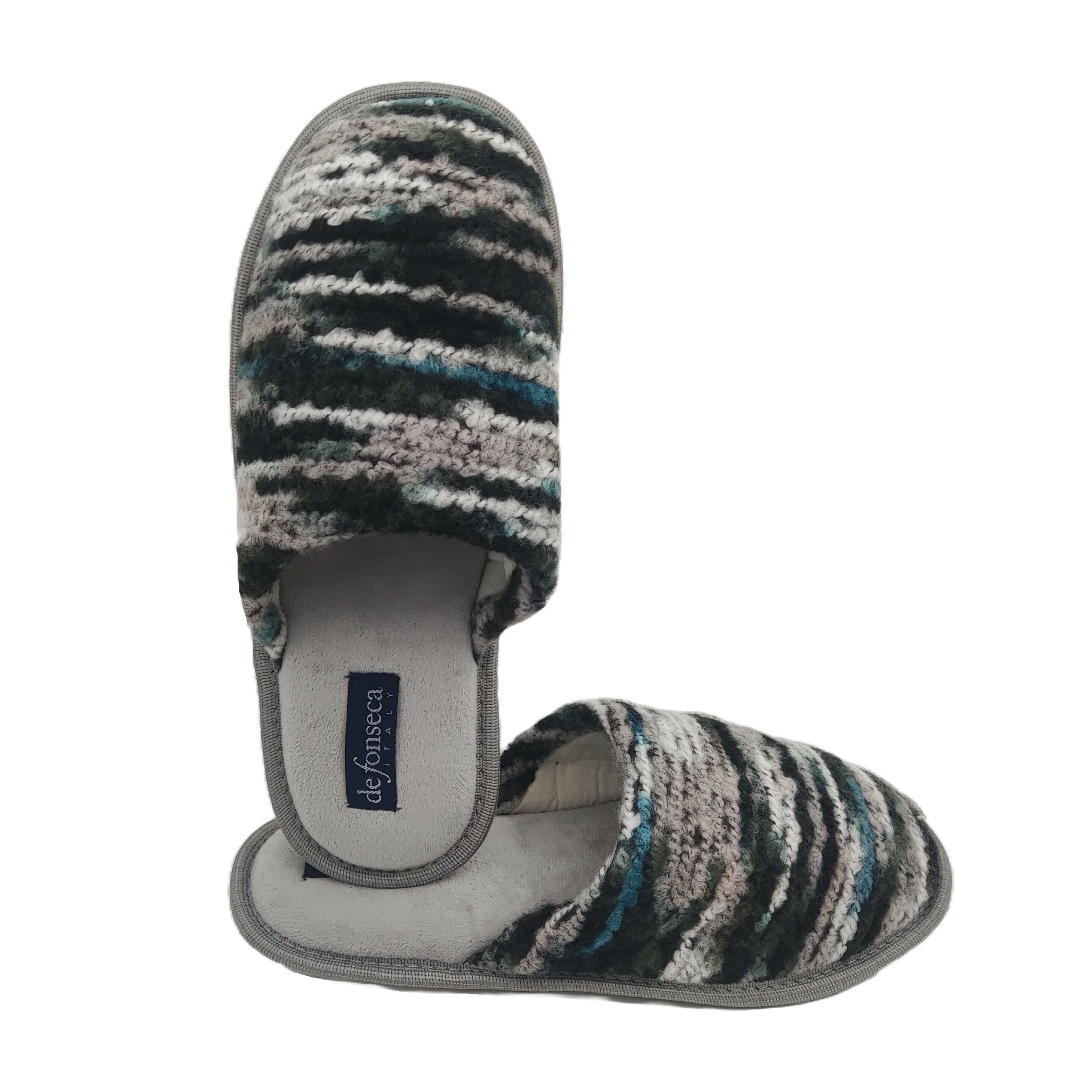 de fonseca Folk Meravigliose Ciabatte Artistiche da Donna, Pantofole Invernali in Cotone di Prima Scelta, Slippers Comode e Lavabili per Casa, Ultima Moda qualità in Ciabatte moda Primo Calzature - Venezia, commercioVirtuoso.it