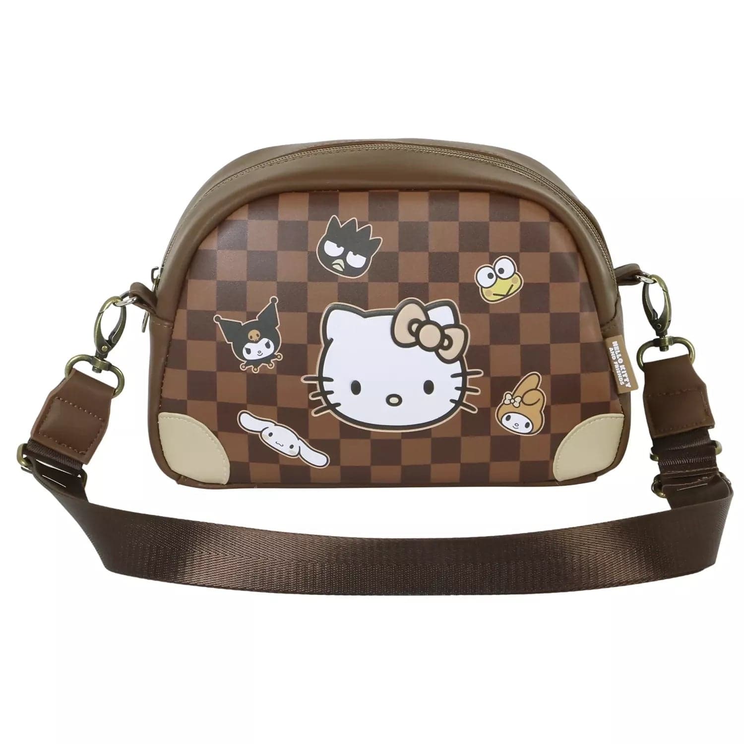 Hello Kitty Squares-Borsa a Tracolla Bowling Lite, Marrone in Carta Cartoleria Deja Vu - Crotone, commercioVirtuoso.it