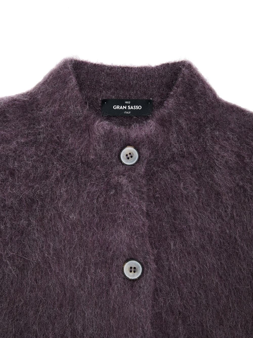 Gran Sasso Cardigan con Colletto alla Corena in Bordeaux da donna in Cardigan Drestige - Casamassima, commercioVirtuoso.it
