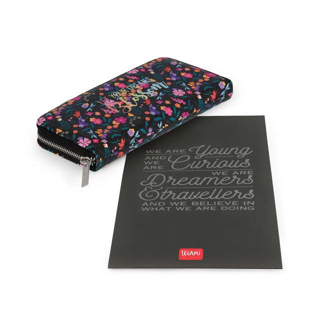 Portafoglio Wild Flowers - What a Wallet! in Portafogli Cartoleria Deja Vu - Crotone, commercioVirtuoso.it