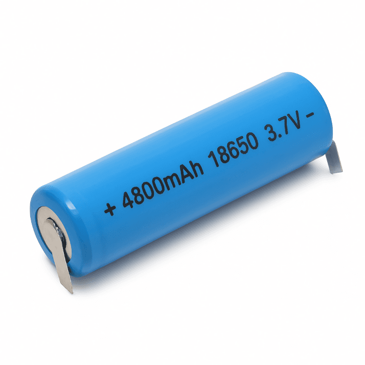 KIT 7 CELLE 18650 Li-ion 3.7V - MAXI CAPACITÀ 4800mAh con Lamelle Saldabili | per PACCHI BATTERIA 7S Custom Progetti in Pile ricaricabili Solgeny - Besate, commercioVirtuoso.it