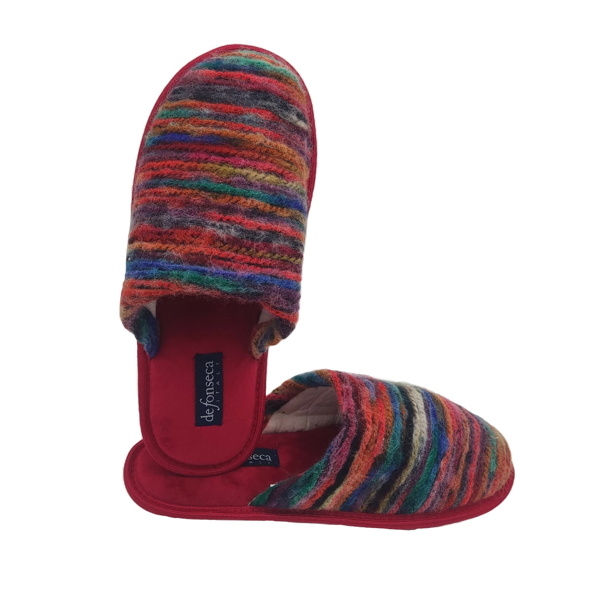 de fonseca Folk Meravigliose Ciabatte Artistiche da Donna, Pantofole Invernali in Cotone di Prima Scelta, Slippers Comode e Lavabili per Casa, Ultima Moda qualità in Ciabatte moda Primo Calzature - Venezia, commercioVirtuoso.it