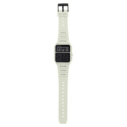 Orologio Casio unisex CA-53WF-8B, bianco, nero con cinturino in resina, movimento al quarzo, impermeabile in Orologi da polso Loweconomy - Marineo, commercioVirtuoso.it
