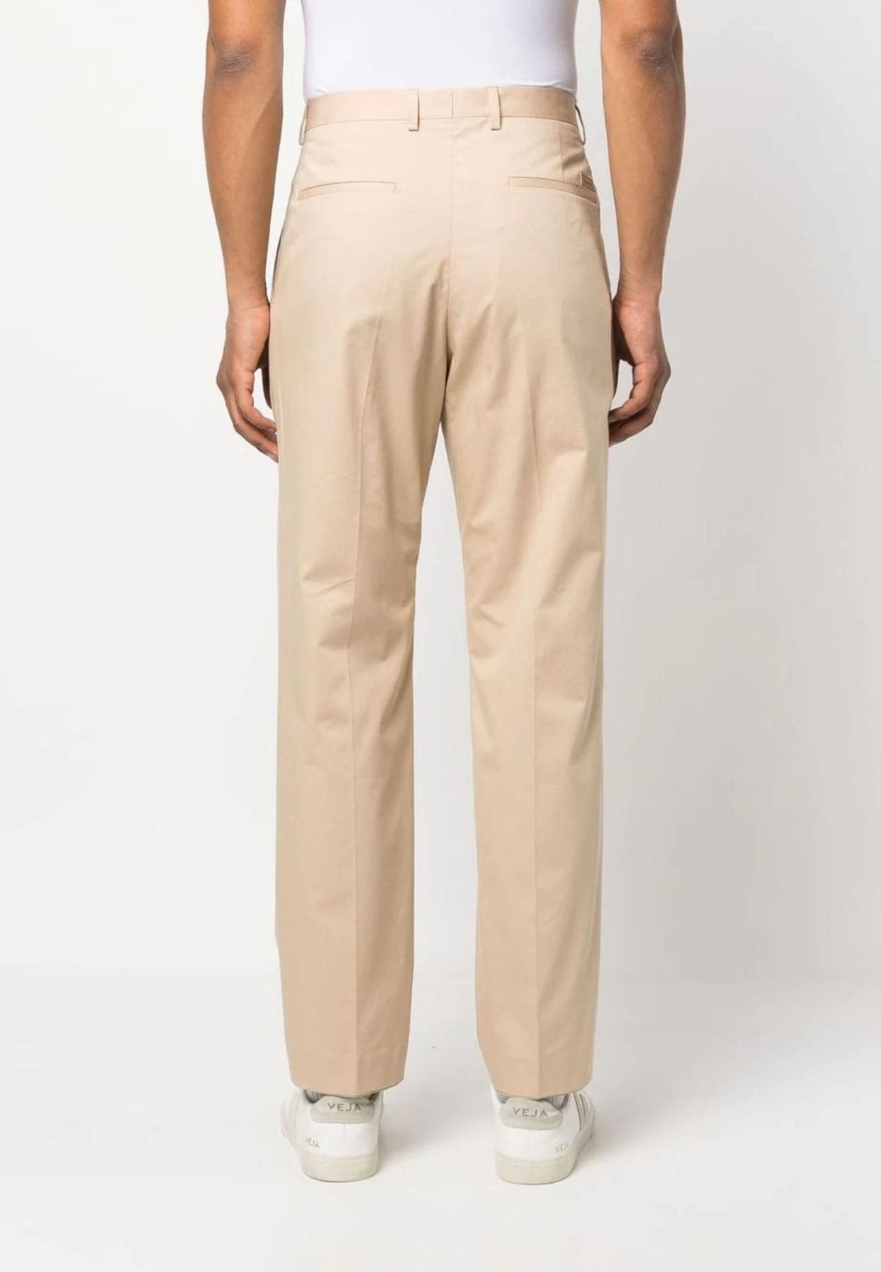 calvin klein PANTALONE cotton seacell straight pants da uomo in Pantaloni Drestige - Casamassima, commercioVirtuoso.it