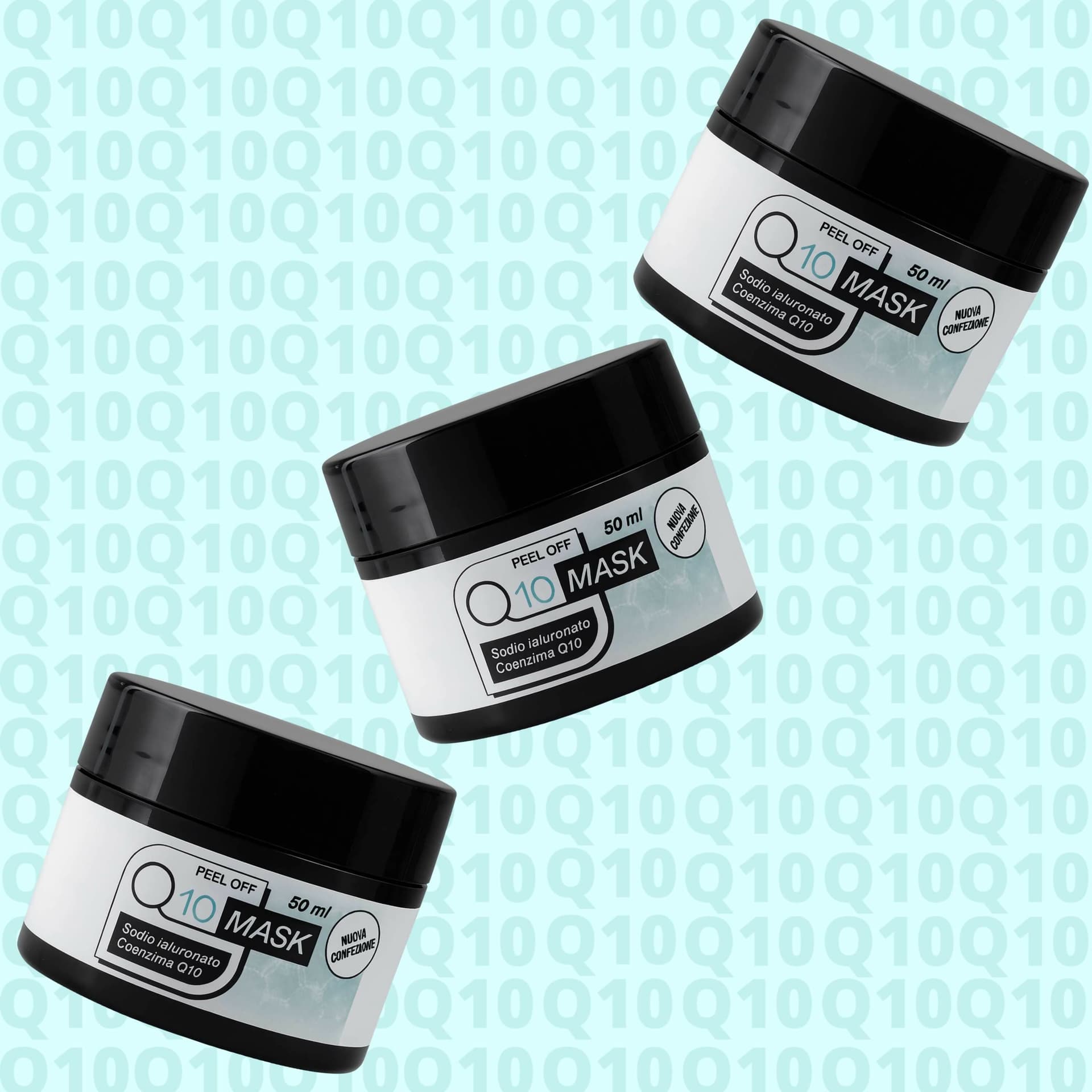 Maschera Viso Anti-Età con Coenzima Q10 e Acido Ialuronico – Trattamento Effetto Lifting, Peel Off, Idratante e Rimpolpante, Tonica e Idratata | AlohaLabs Q10 Mask 50ml in Maschere BasketGuru Italia - Palermo, commercioVirtuoso.it