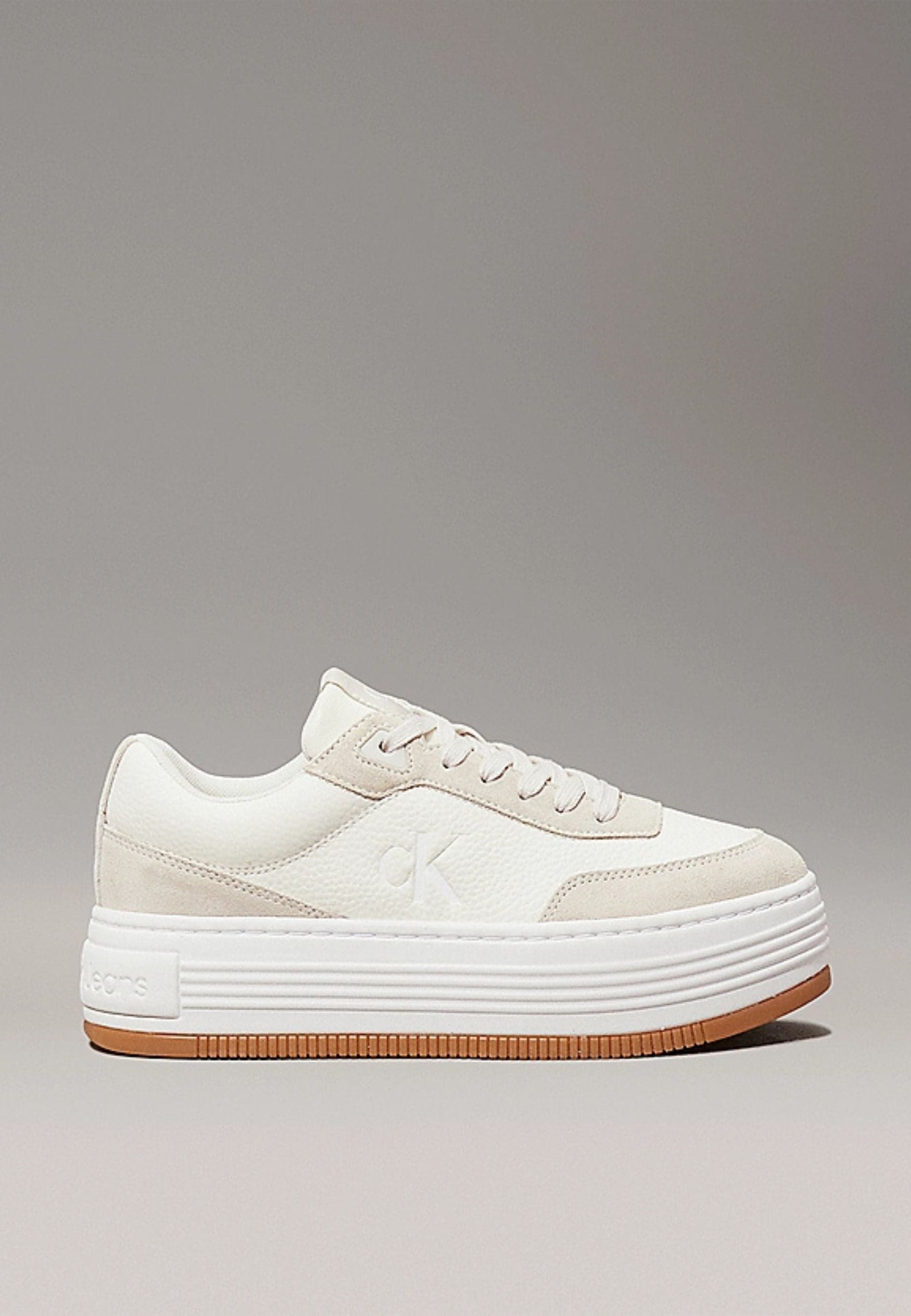 calvin klein Sneakers BOLD FLATF LOW LACE TUMB LTH da donna in Sneaker casual Drestige - Casamassima, commercioVirtuoso.it