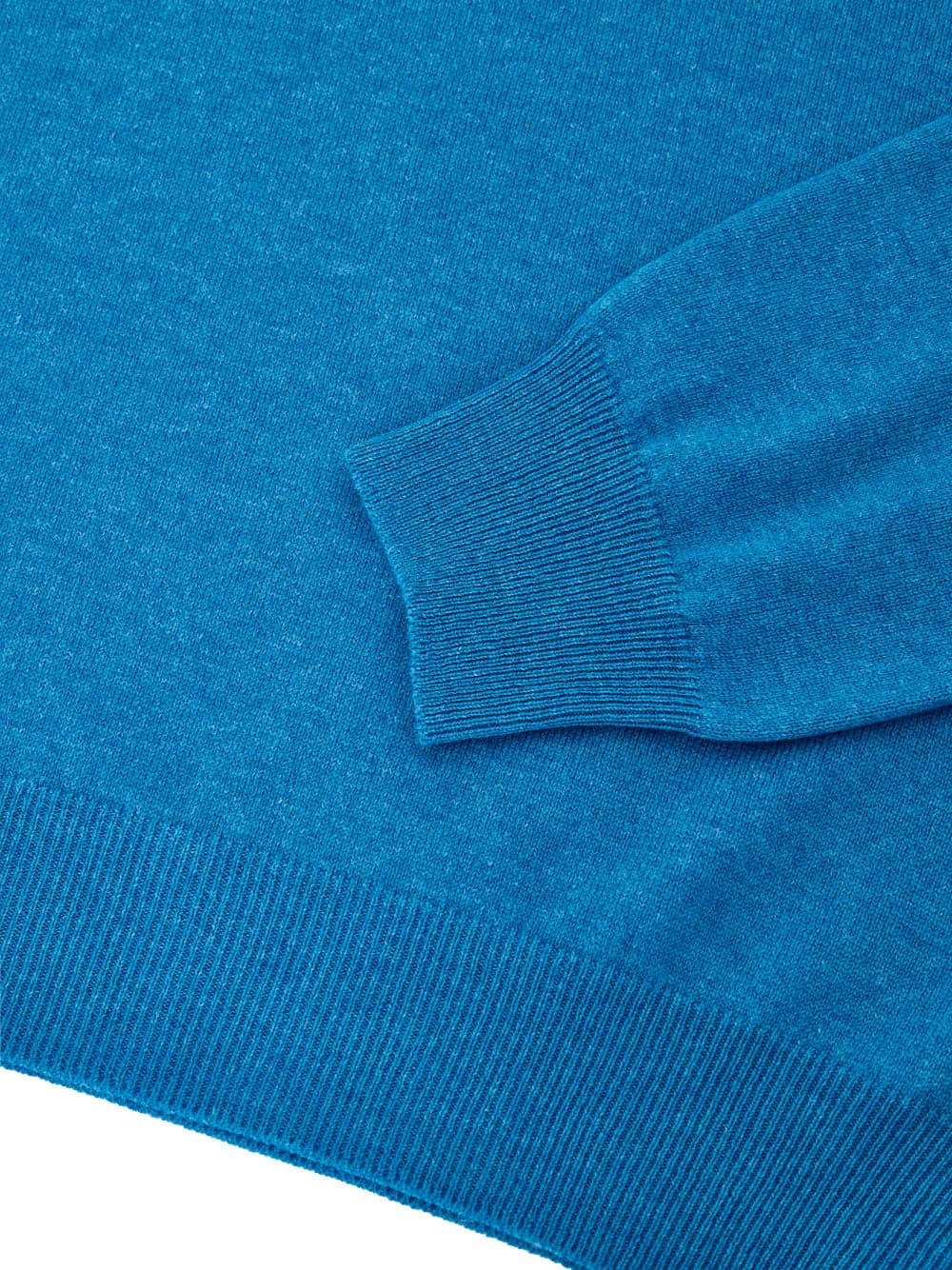 Gran Sasso Maglione Lupetto con Mezza Zip in Lana Azzurro da uomo in Maglioni Drestige - Casamassima, commercioVirtuoso.it
