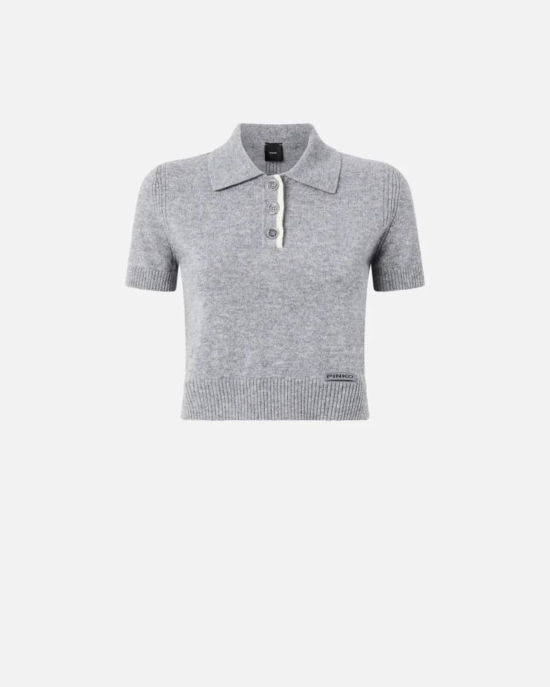 Pinko GORGONA POLO LANA MERINOS CACH FW25 da donna in Polo Drestige - Casamassima, commercioVirtuoso.it