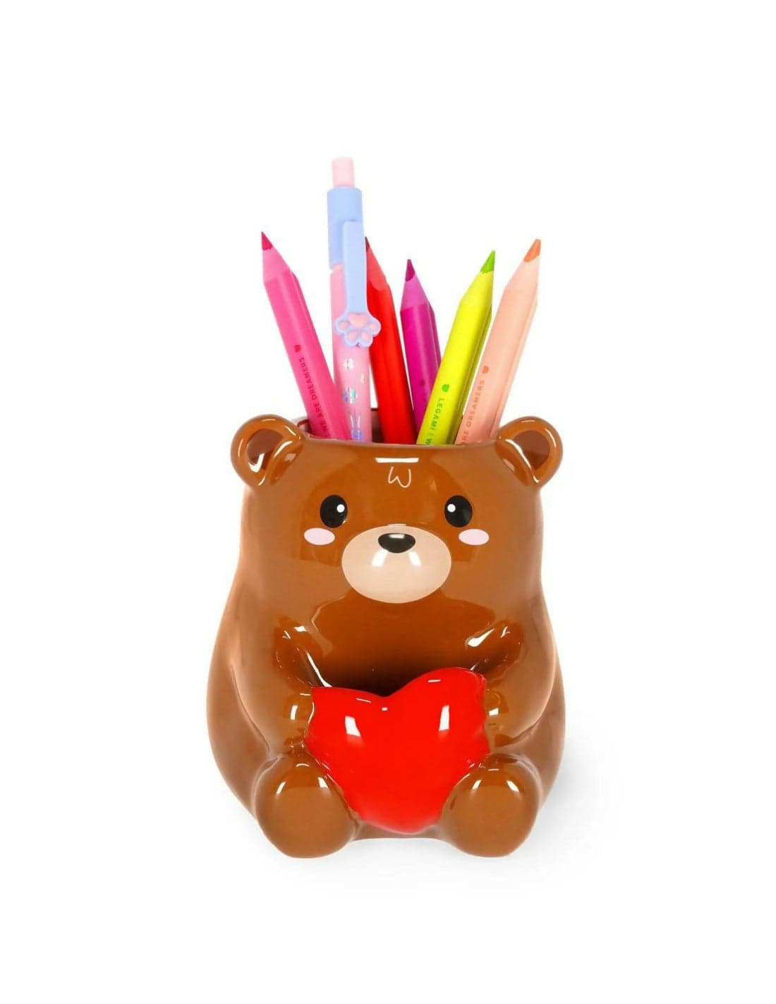 Portapenne In Ceramica Teddy Bear Legami in Carta Cartoleria Deja Vu - Crotone, commercioVirtuoso.it