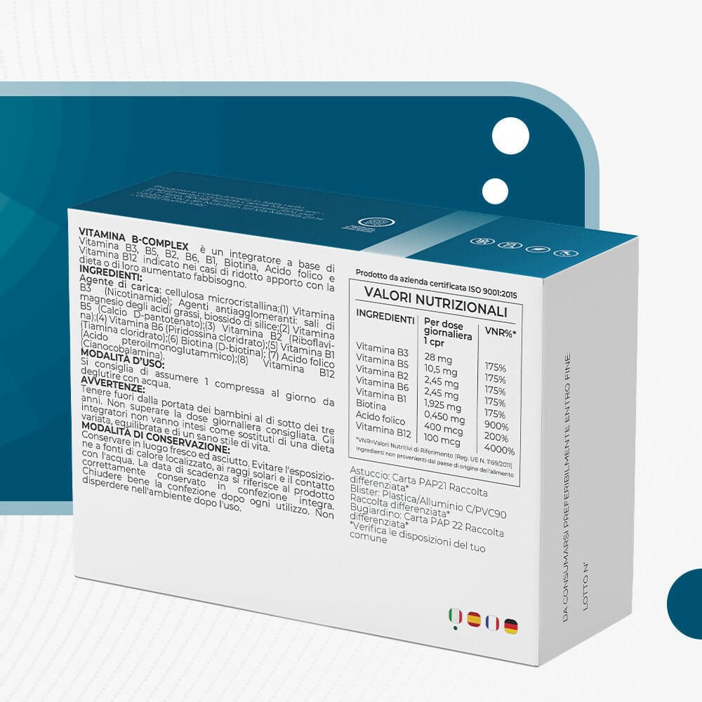 T-rex integratori, vitamina b complex 160 compresse vegan (5 mesi di fornitura) in Vitamina complesso B MyLab Nutrition - Roma, commercioVirtuoso.it
