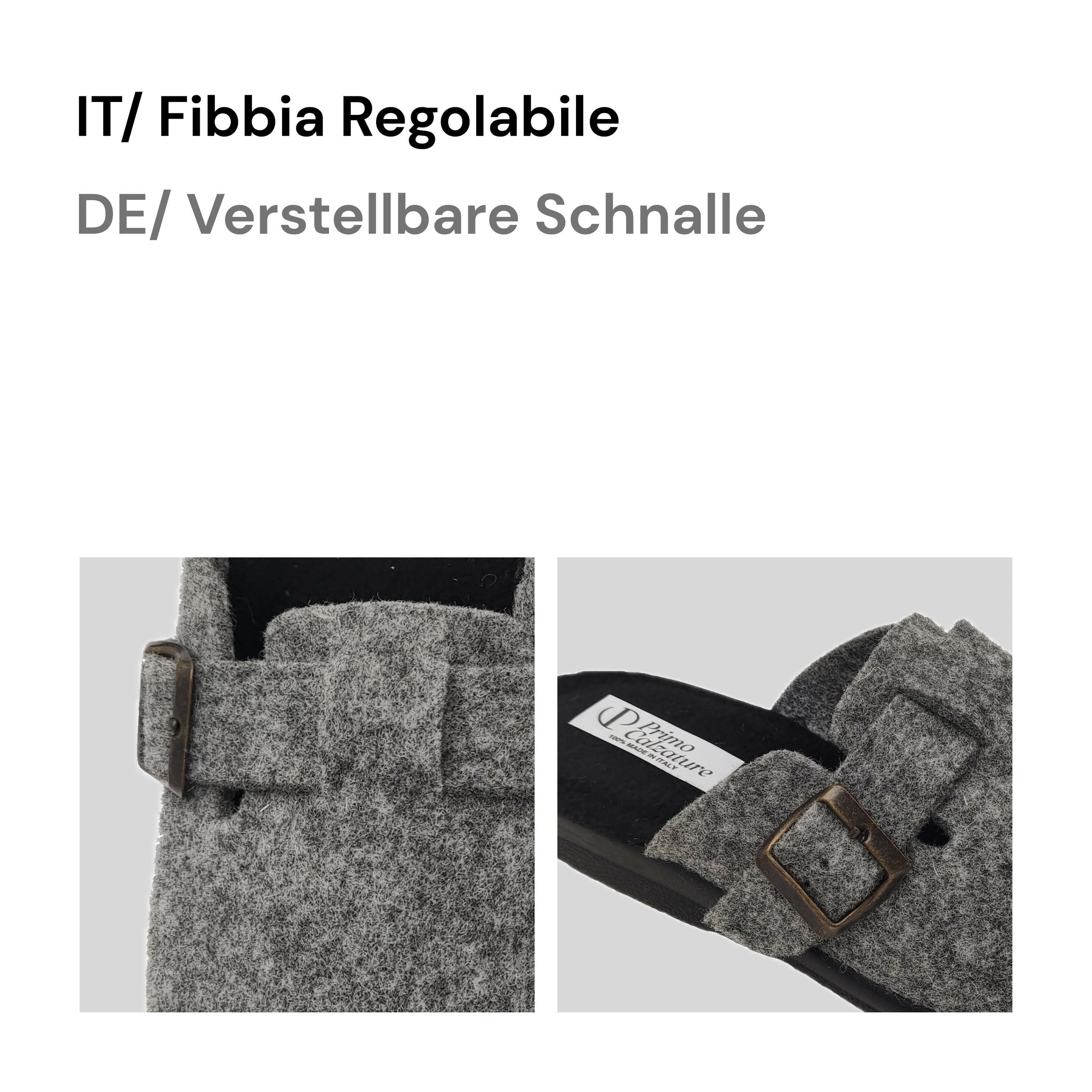 Le Valdostane, Fantastiche Pantofole Uomo Invernali da Casa, Calde e Imbottite, Ciabatte Inverno Antiscivolo con Pelo, Ciabatta da Camera Made in Italy, Fibbia Regolabile Comfort Unico in Pantofole Primo Calzature - Venezia, commercioVirtuoso.it