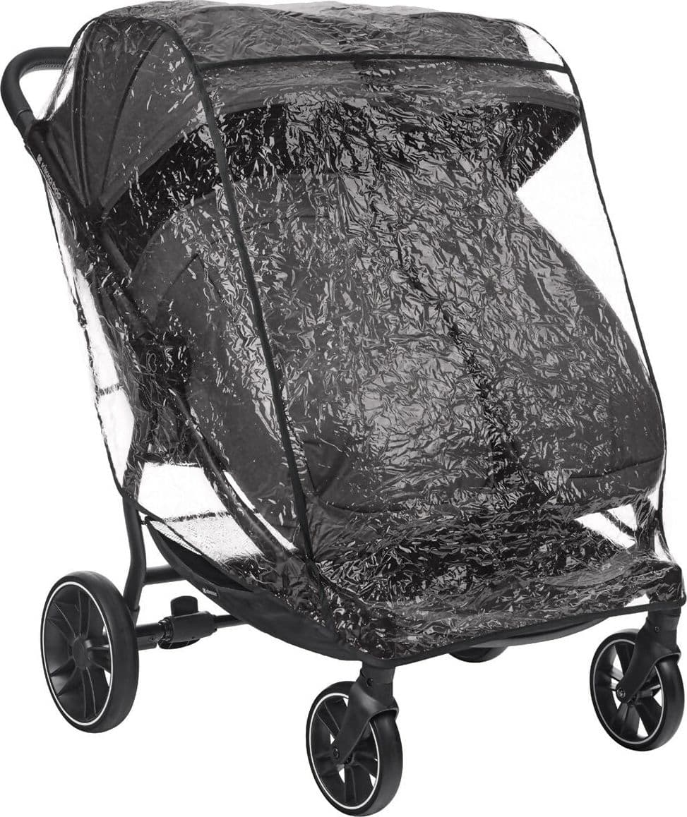 KIKKABOO Passeggino Gemellare Happy 2 Dark Grey 2024 - Twin - telaio in alluminio robusto, chiusura automatica e veloce, adatto dalla nascita fino a 15 kg, ruota a 360° RUOTA TOTALMENTE, colore Dark Grey, grigio in Passeggini compatti Sanitaria Gioia del Bimbo - Villa San Giovanni, commercioVirtuoso.it
