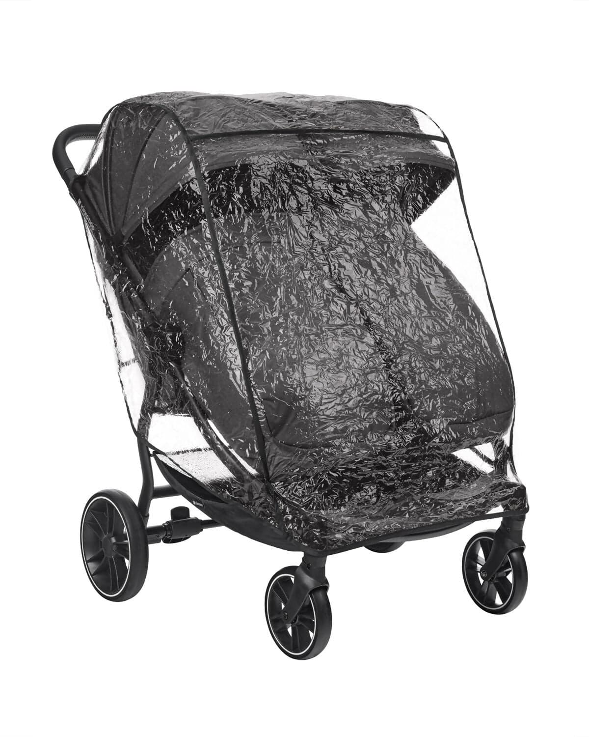 KIKKABOO Passeggino Gemellare Happy 2 Dark Grey 2024 - Twin - telaio in alluminio robusto, chiusura automatica e veloce, adatto dalla nascita fino a 15 kg, ruota a 360° RUOTA TOTALMENTE, colore Dark Grey, grigio in Passeggini compatti Sanitaria Gioia del Bimbo - Villa San Giovanni, commercioVirtuoso.it