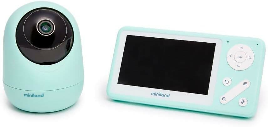 Miniland Digimonitor Anywhere Baby Monitor Dual con Telecamera Motorizzata | Monitor 4,2” e App Mobile | Visione Notturna, Registrazione SD, Comunicazione Bidirezionale in Monitor video Sanitaria Gioia del Bimbo - Villa San Giovanni, commercioVirtuoso.it