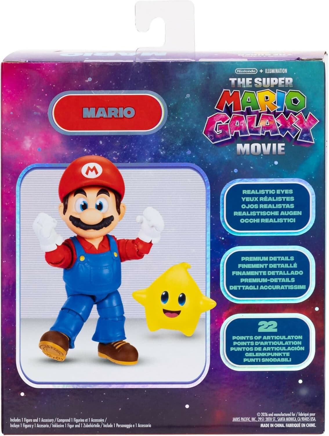 Action figure the super mario galaxy movie mario in Animali Cartoleria Deja Vu - Crotone, commercioVirtuoso.it