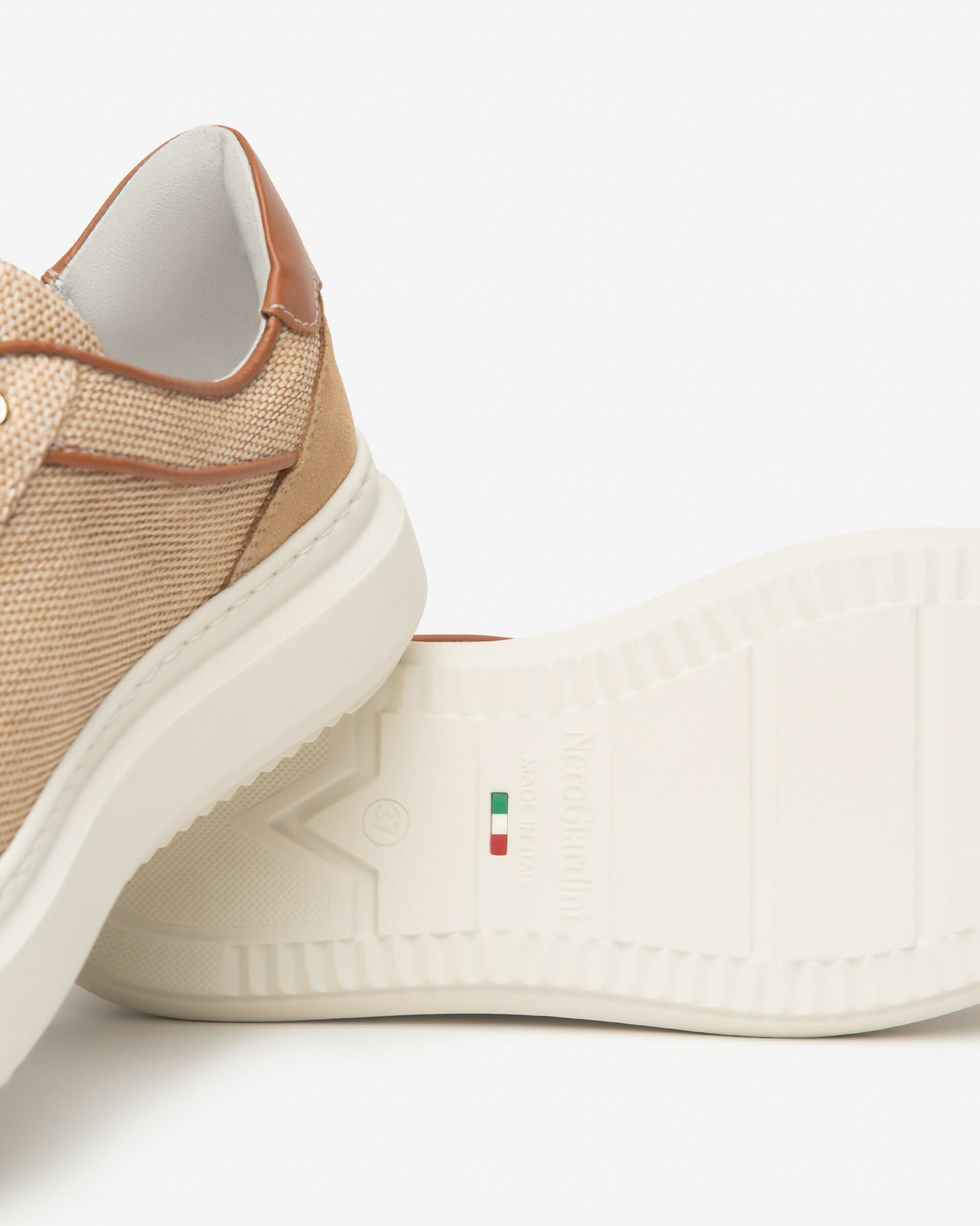 NeroGiardini Donna Sneakers in Tessuto e Pelle in Sneaker casual Cantali Calzature - Randazzo, commercioVirtuoso.it