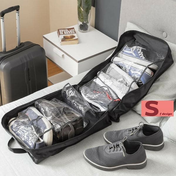borsa valigia da viaggio per scarpe 12 paia uomo donna salva spazio aereo in Organizer borsa SF Design - Castellammare Di Stabia, commercioVirtuoso.it
