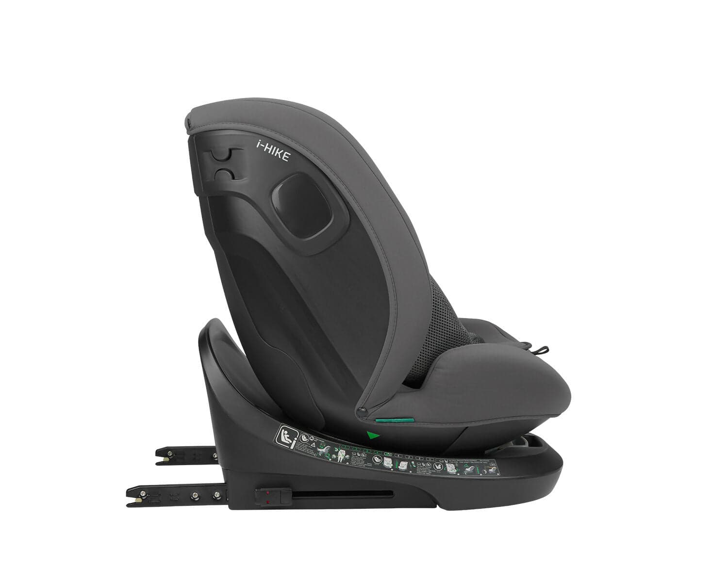 KIKKABOO Seggiolino Auto 40-150 cm i-Hike i-SIZE Dark Grey - Seggiolino Auto con Base Isofix, Da 40 a 150 cm, Omologato ECE R129/03, Girevole A 360° E Reclinabile, Gruppo 0+/1/2/3 Da 0 A 12 Anni, Dark Grey, grigio in Seggiolini auto Sanitaria Gioia del Bimbo - Villa San Giovanni, commercioVirtuoso.it
