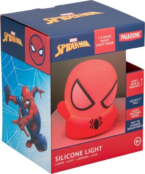 Lampada Squishy Glow in Silicone Spider-Man