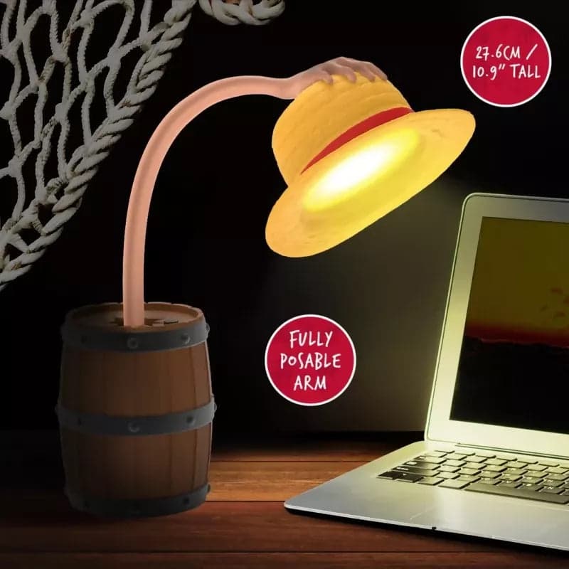 One Piece Posable Desk Light Cappello Di Paglia in Lampadari Cartoleria Deja Vu - Crotone, commercioVirtuoso.it