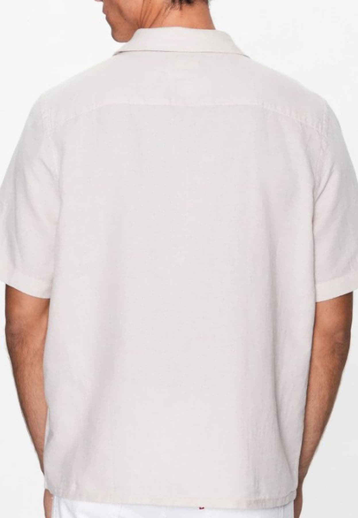 calvin klein CAMICIA LINEN COTTON CUBAN SS SHIRT da uomo in Maglie pigiama Drestige - Casamassima, commercioVirtuoso.it