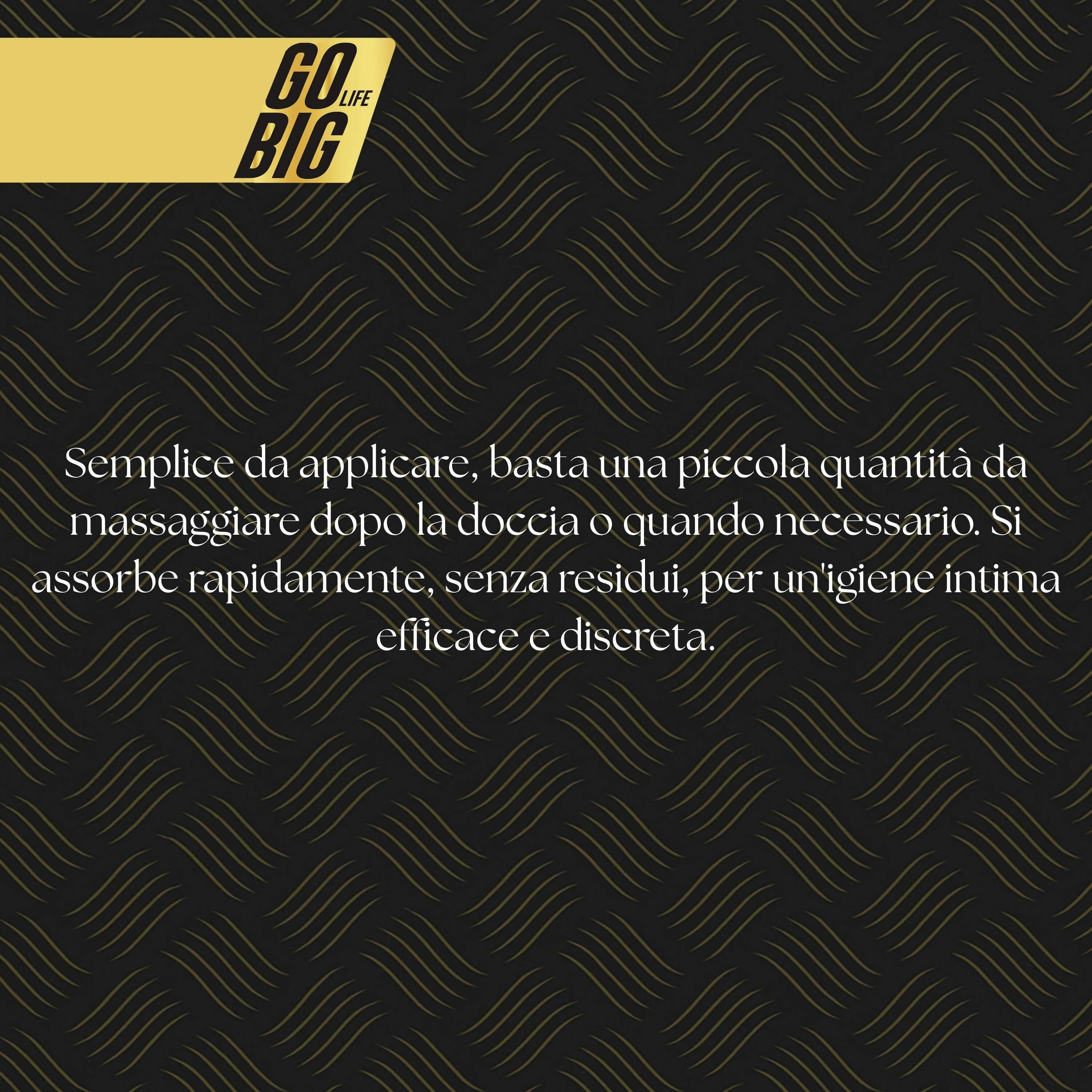 Gobig life gel intimo antiodore uomo con mentolo e vitamina pp | elimina cattivi odori, freschezza naturale, 100% ingredienti naturali | igiene intima maschile - protezione quotidiana in Creme e gel per l'igiene intima BasketGuru Italia - Palermo, commercioVirtuoso.it