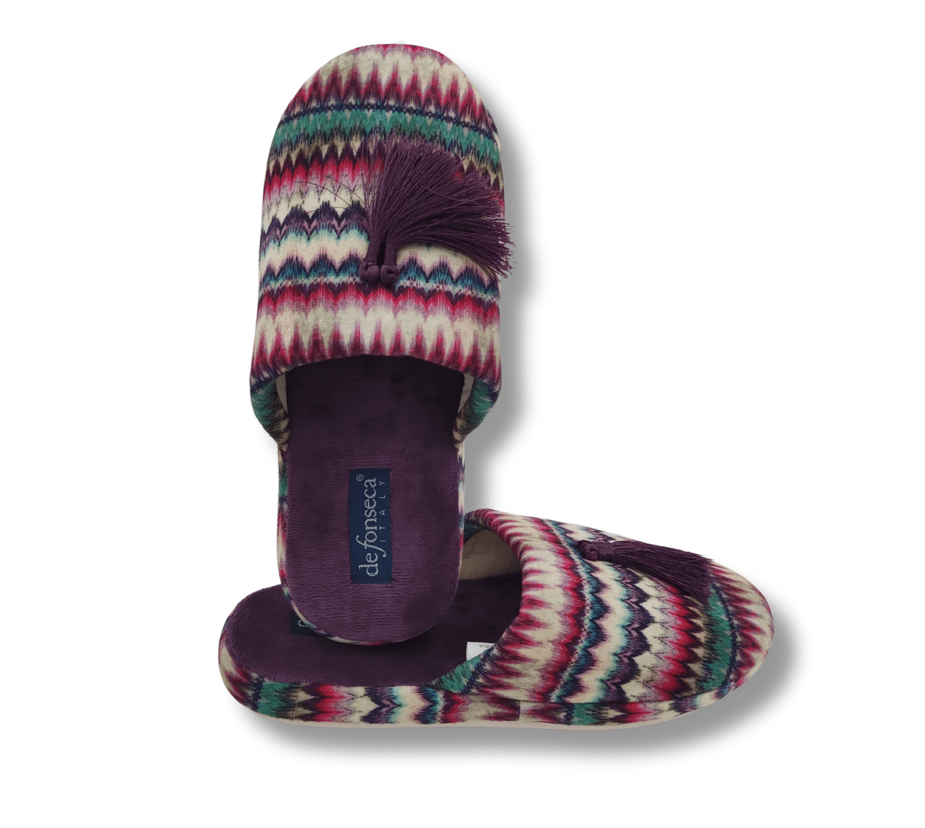 de fonseca Sissy Ciabatte Artistiche da Donna, Pantofole in Cotone, Slippers Comode e Lavabili per Casa in Infradito Primo Calzature - Venezia, commercioVirtuoso.it