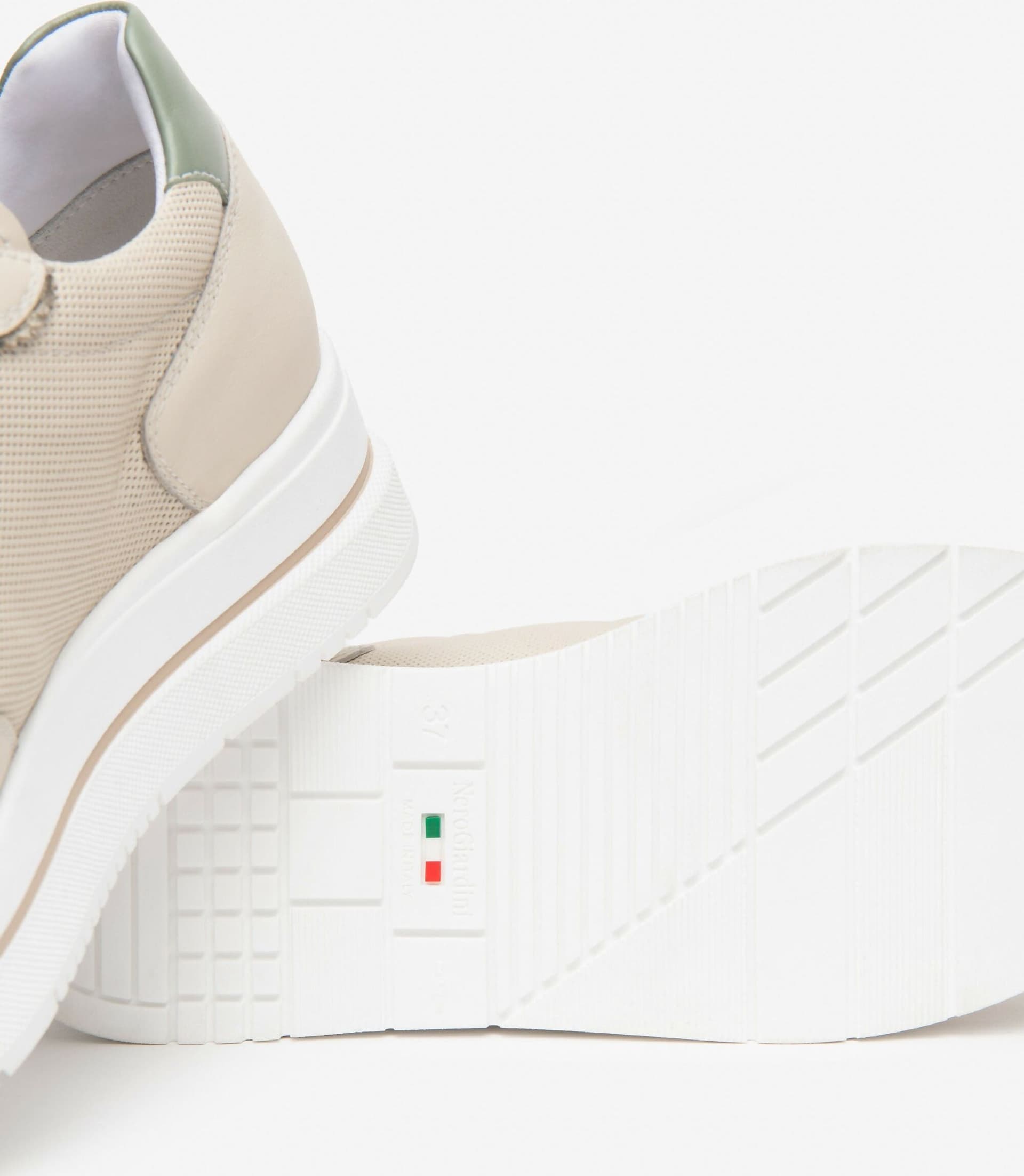 NeroGiardini Donna Sneakers in Pelle e Materiale Tecnico in Sneaker casual Cantali Calzature - Randazzo, commercioVirtuoso.it