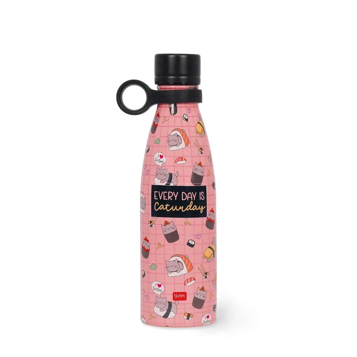 Bottiglia Termica 500 ml - Sushi Cat - Hot & Cold in Carta Cartoleria Deja Vu - Crotone, commercioVirtuoso.it
