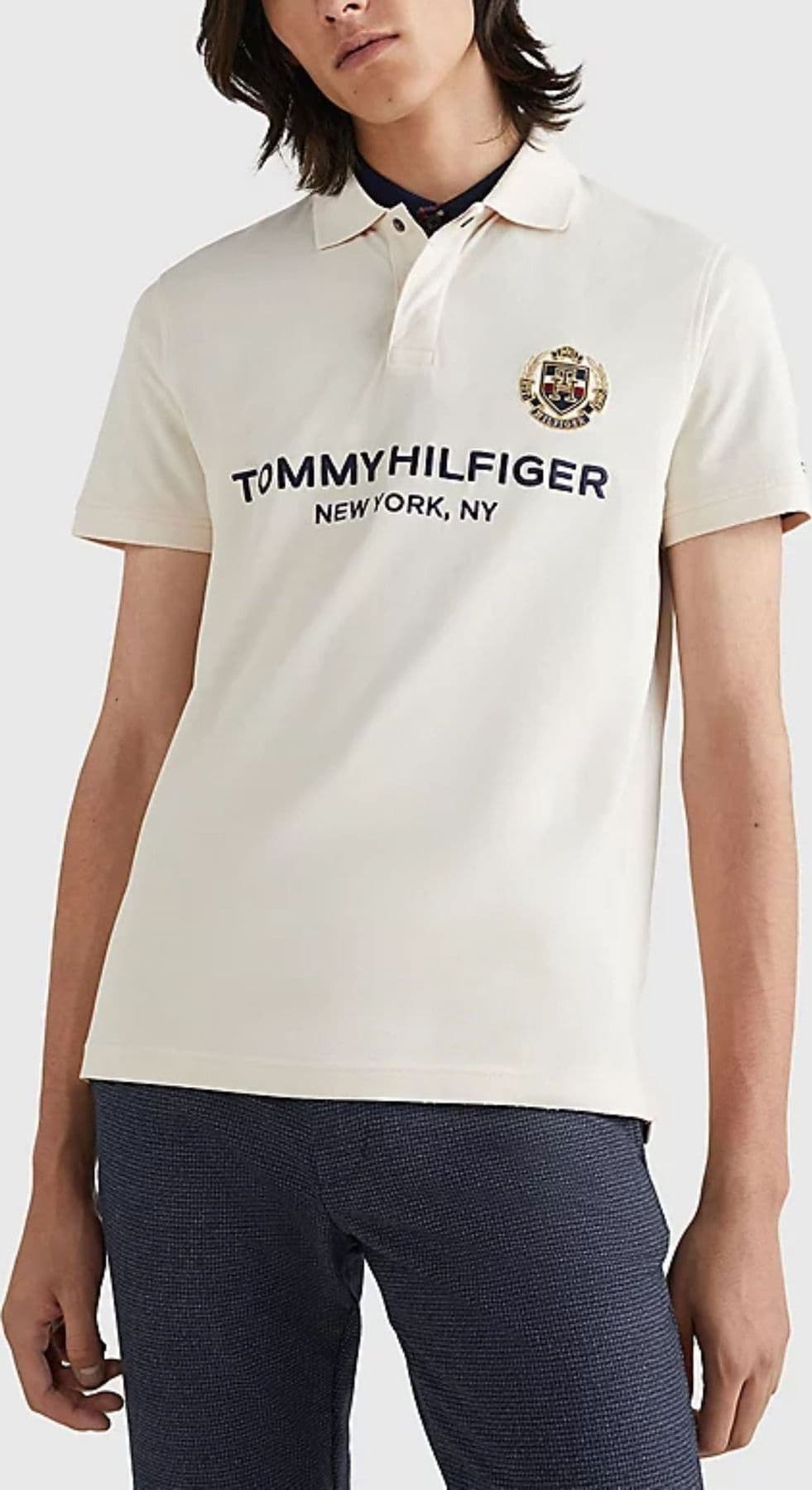 Tommy Hilfiger POLO ICON CREST CHEST LOGO SLIM POLO da uomo in Polo Drestige - Casamassima, commercioVirtuoso.it