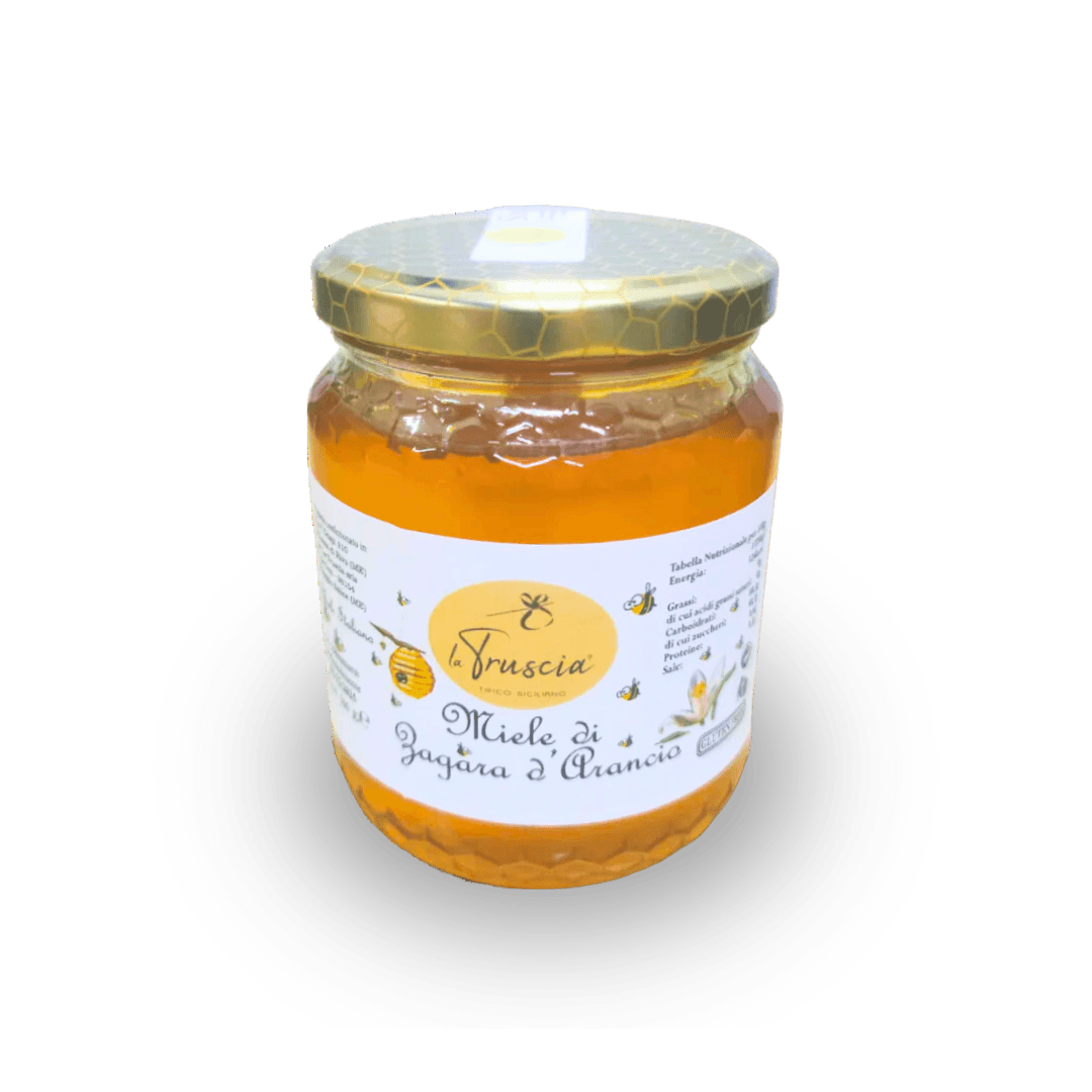 Miele di Zagara di Arancio Siciliano 500gr in Miele La Truscia Tipico Siciliano - Messina, commercioVirtuoso.it