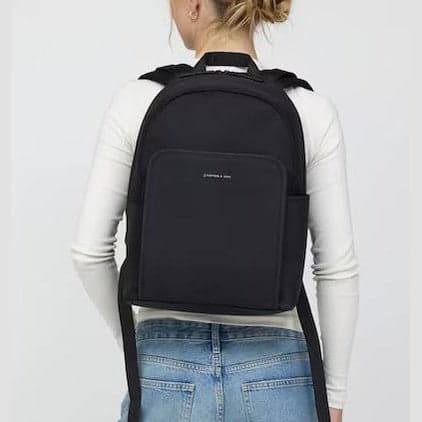 Zaino Kapten & Son Aalborg Black in Zaini Casual Glad Store - Genova, commercioVirtuoso.it