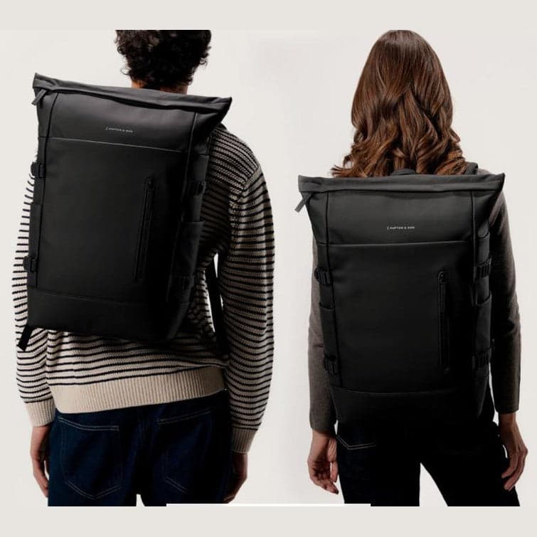 Zaino Kapten & Son Helsinki Black in Zaini Casual Glad Store - Genova, commercioVirtuoso.it