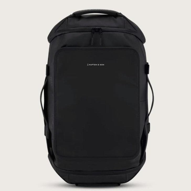 Zaino Kapten & Son  Lisbon Duffle Bkpk M Black in Zaini Casual Glad Store - Genova, commercioVirtuoso.it