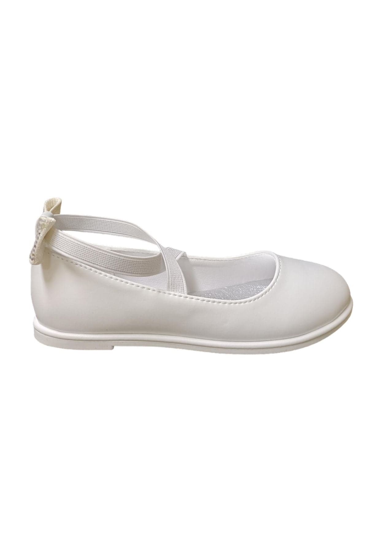 Ballerina bambina Gaelle Madame bianco multicolore pelle elastico elegance style - 6