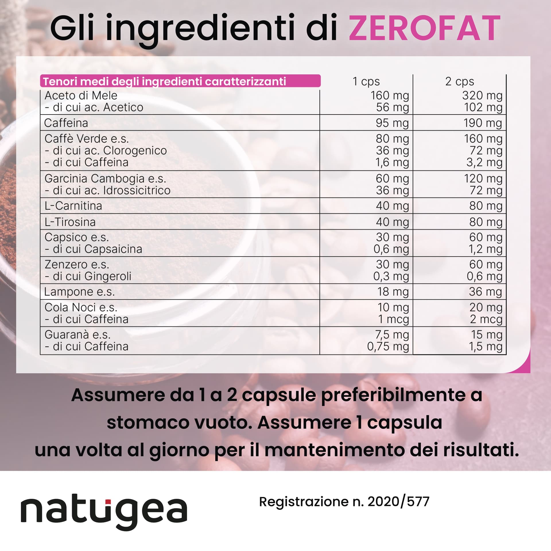 Termogenico ZEROFAT® - Metabolismo Attivo e Controllo della Fame e del peso corporeo in Bruciatori di grasso Natugea - Pavia, commercioVirtuoso.it