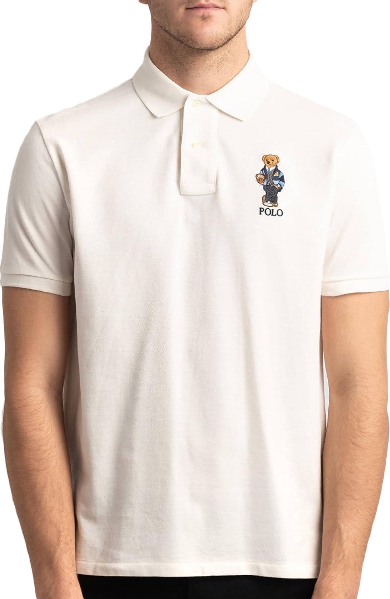 Polo Ralph Lauren Uomo Polo Bear Mezze Maniche Polo Con Orsetto Ricamato Logo Medio Polo Colletto 2 Bottoni Maniche Corte in Polo Euforia - Bronte, commercioVirtuoso.it